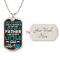 Happy Birthday Dad - Unique Love For Little Daughter - Dog Tag