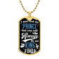 Dad - Always Be My King - Dog Tag