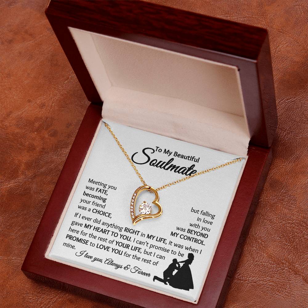 Soulmate - Falling In Love With You - Forever Love Necklace - [WbBt]