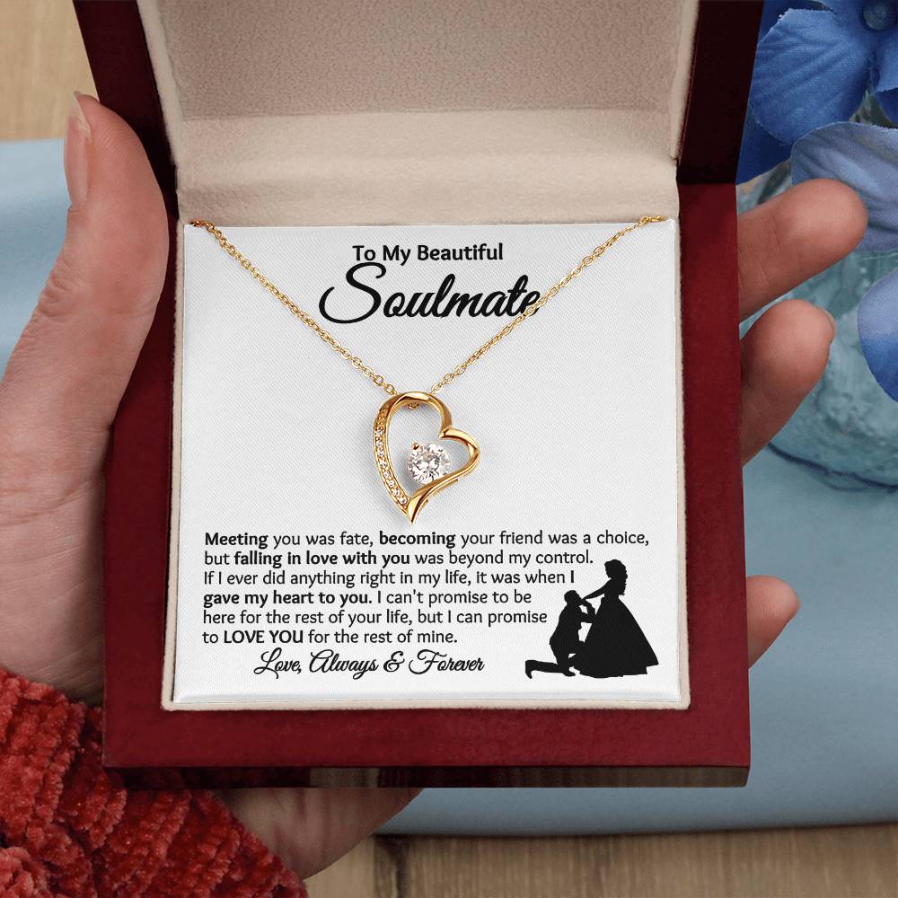 Soulmate - Falling In Love With You - Forever Love Necklace - [WbBt1[