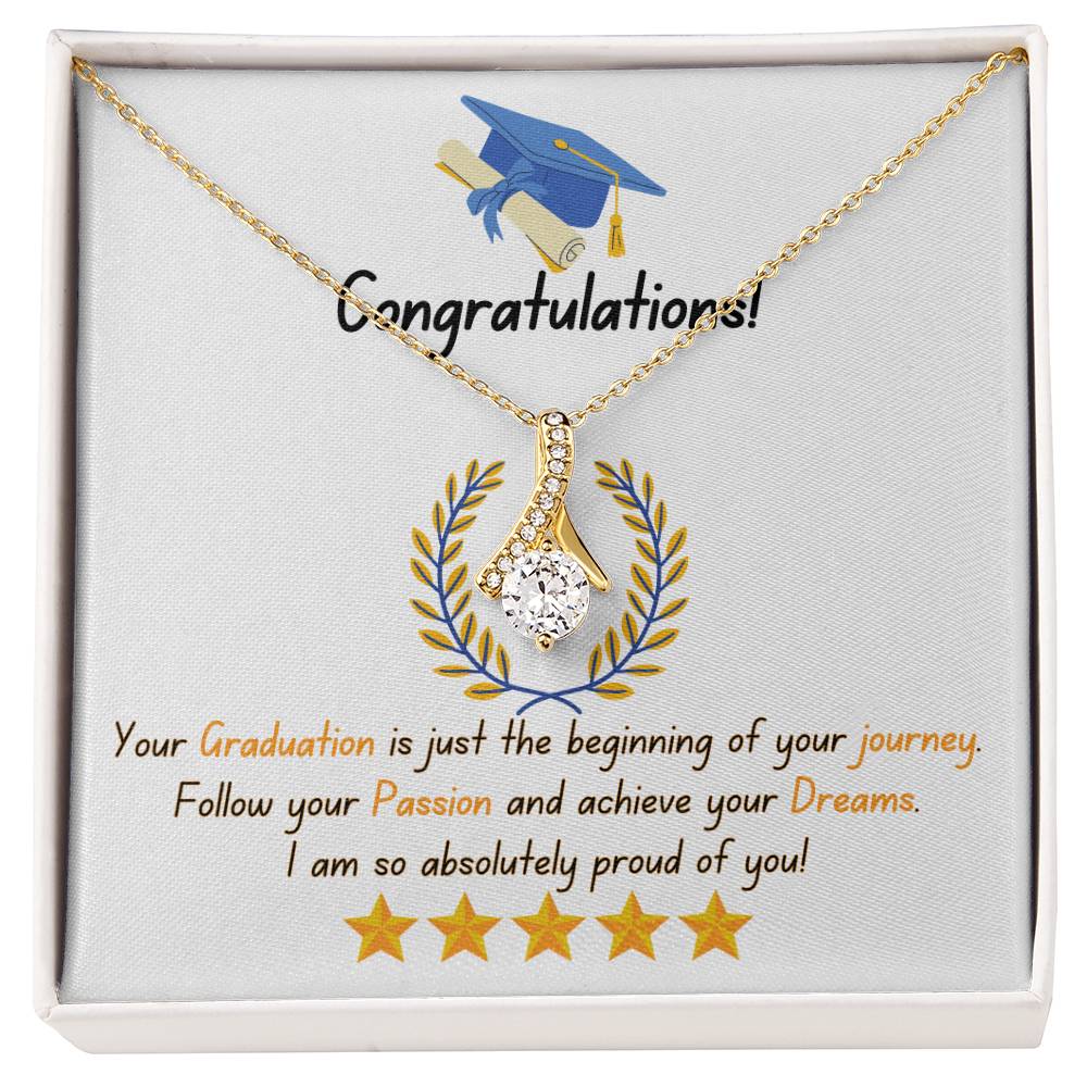 Graduation - Beginning Of Your Journey - Alluring Beauty Necklace