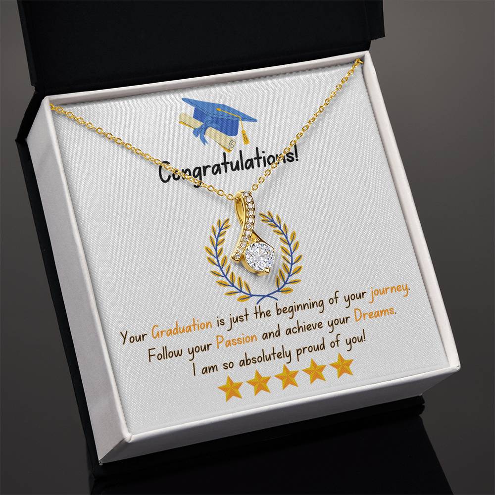 Graduation - Beginning Of Your Journey - Alluring Beauty Necklace