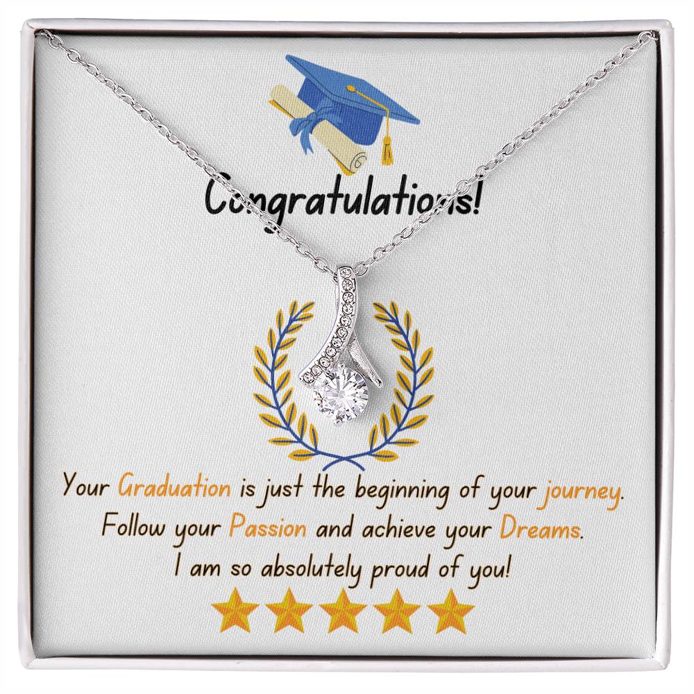 Graduation - Beginning Of Your Journey - Alluring Beauty Necklace