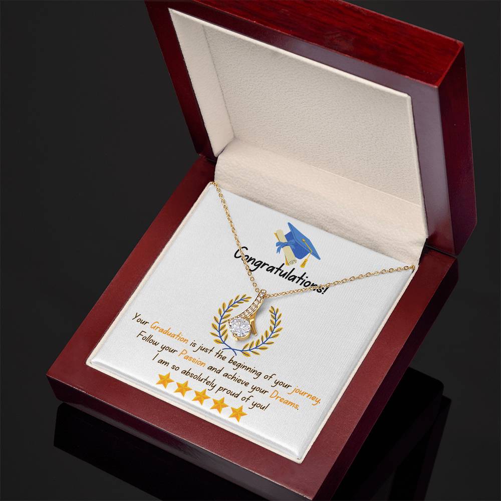 Graduation - Beginning Of Your Journey - Alluring Beauty Necklace