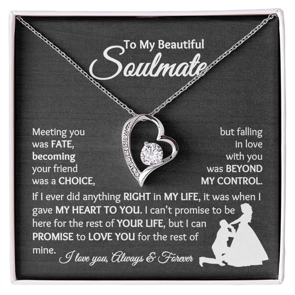 Soulmate - Falling In Love With You - Forever Love Necklace - [BbiWt]