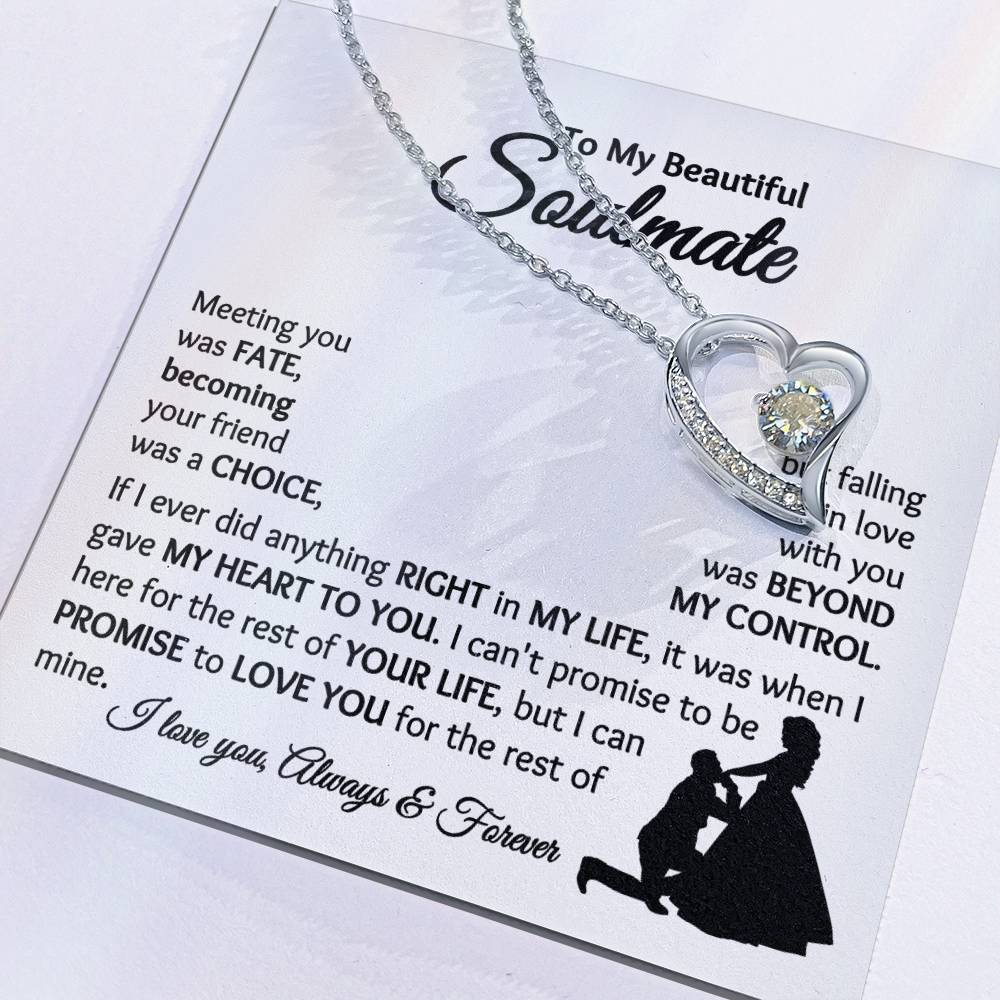 Soulmate - Falling In Love With You - Forever Love Necklace - [WbBt]