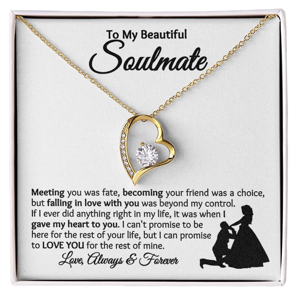 Soulmate - Falling In Love With You - Forever Love Necklace - [WbBt1[