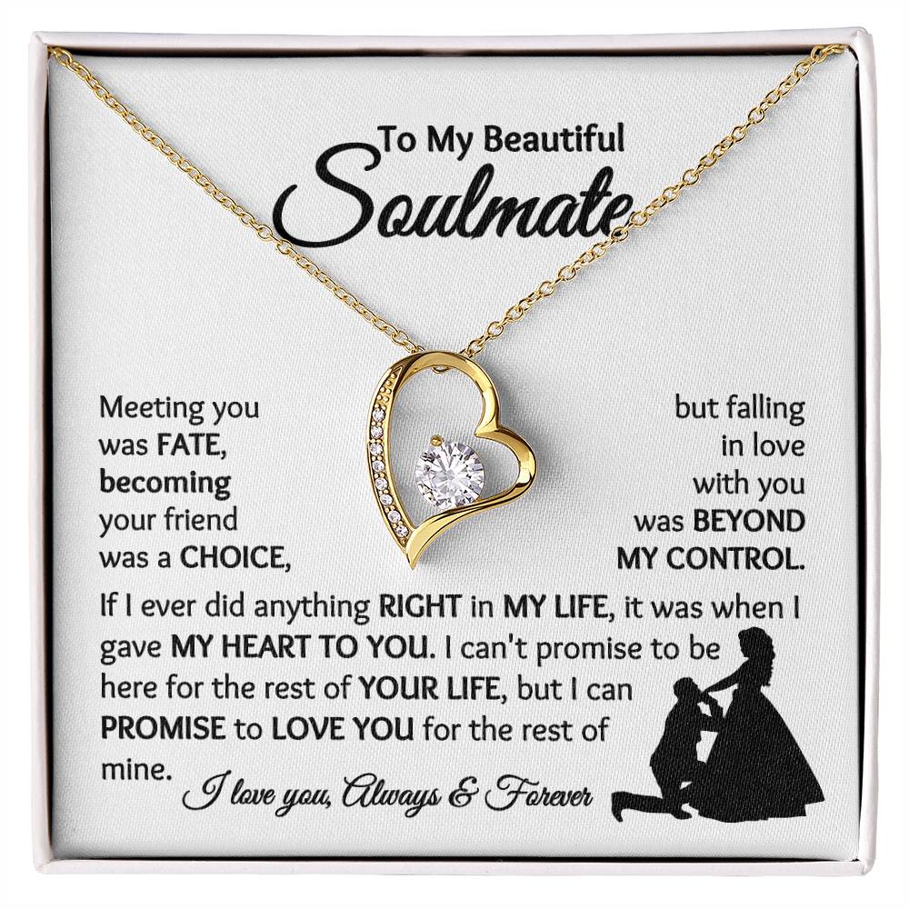 Soulmate - Falling In Love With You - Forever Love Necklace - [WbBt]