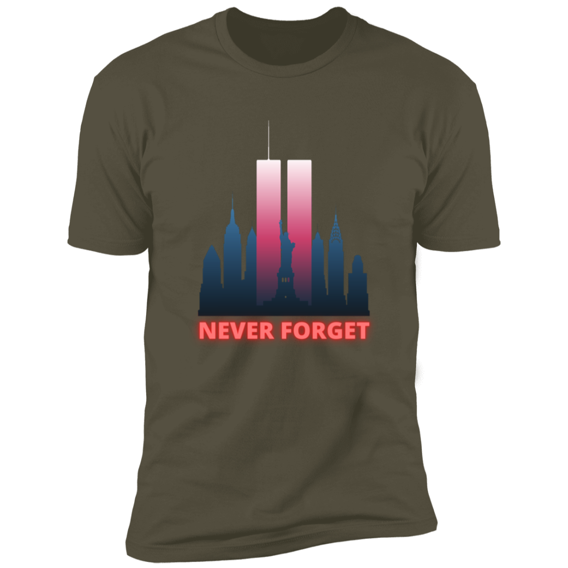 Never Forget 9 11 T-Shirt - Z61x Premium Short Sleeve Tee