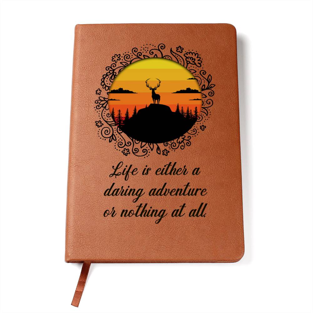Deer Adventure Leather Journal