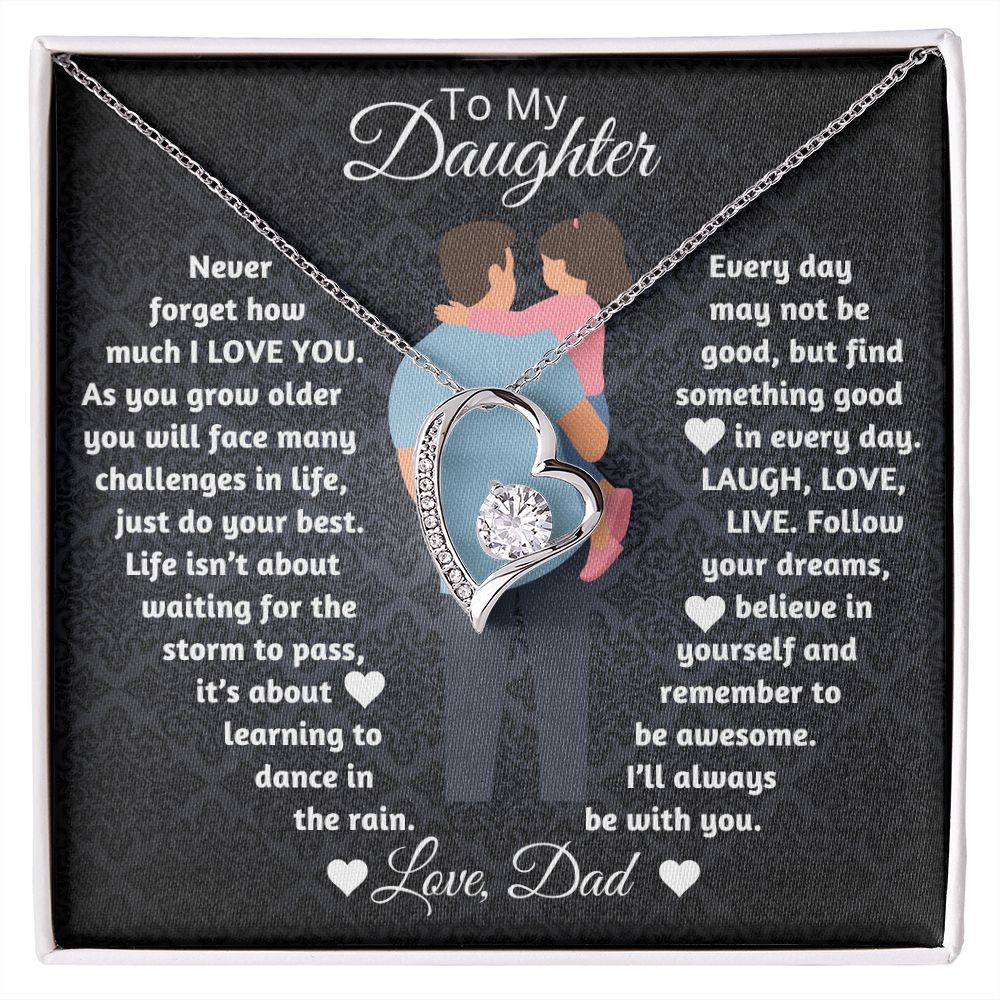 Daughter - As You Grow Older - Forever Love Necklace