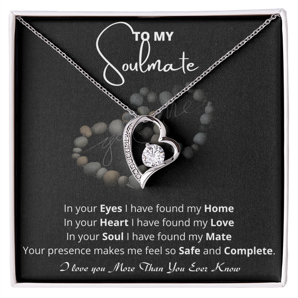 Soulmate - I love You More Than You Ever Know - Forever Love Necklace