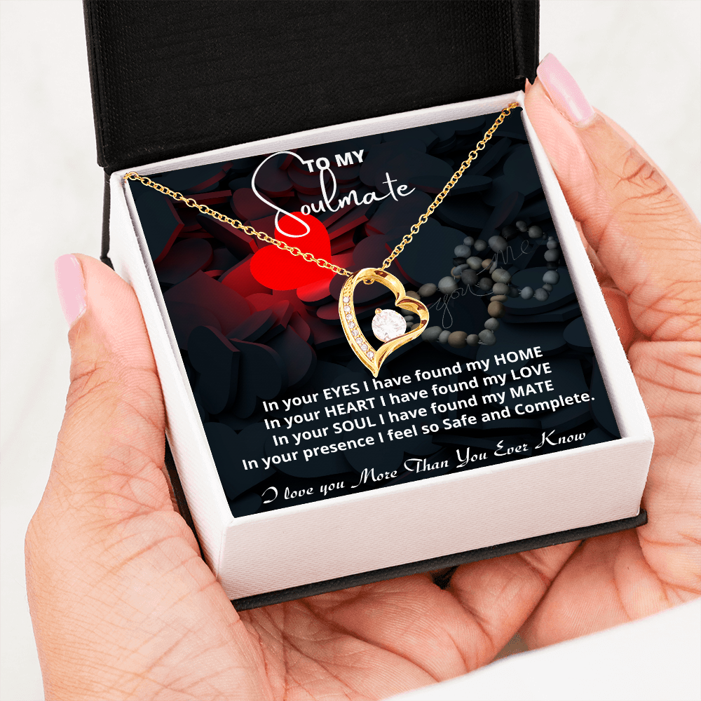 Soulmate - I love You More Than You Ever Know - Forever Love Necklace